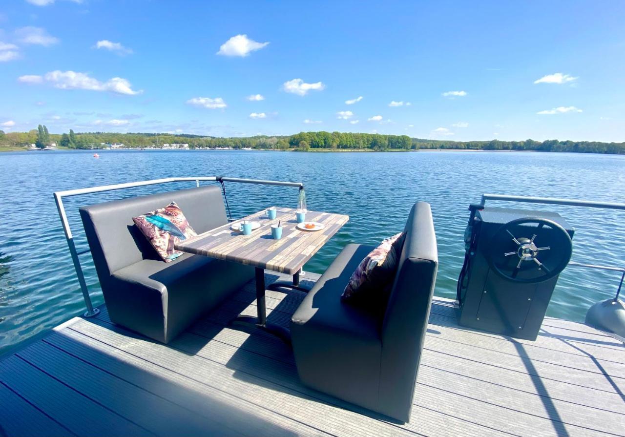 Houseboat Met Dakterras Mookerplas Middelaar 外观 照片