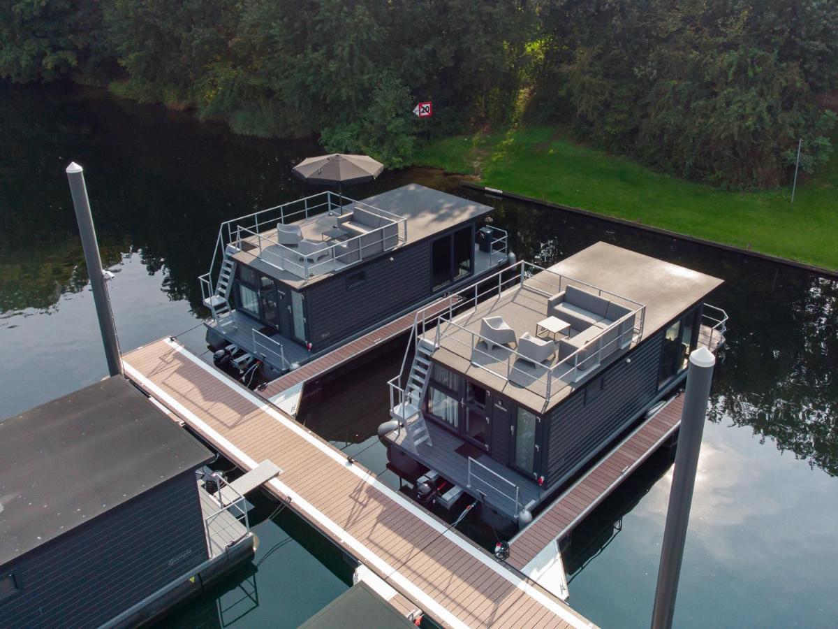 Houseboat Met Dakterras Mookerplas Middelaar 外观 照片